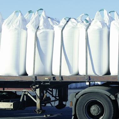sanglage big-bags sur camion