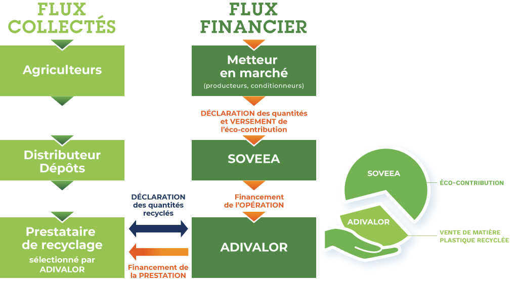 schéma flux de la collecte